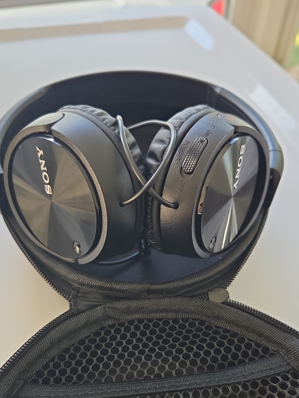 Sony Foldable Over-Ear Noise Canceling  Headphones in Black. Wired.
